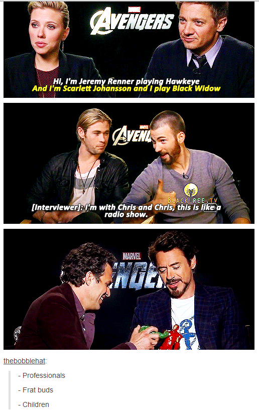 difference in the Avengers.