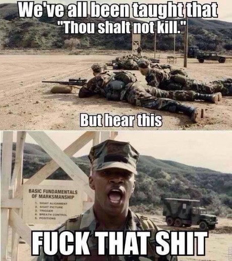 Thou shalt not Kill.