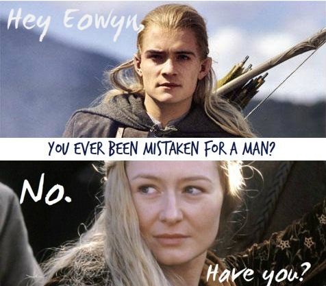 And from that point on, Legolas was forever burned.