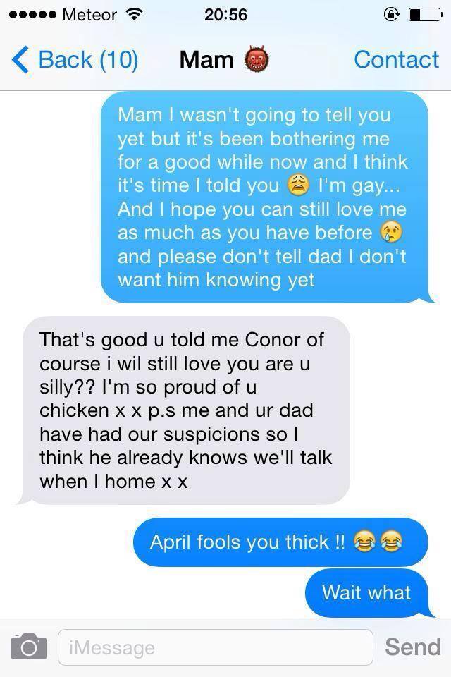 April fools gone wrong