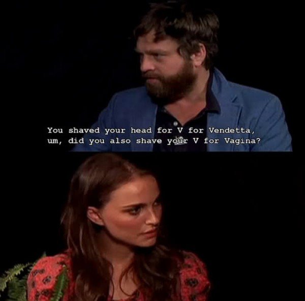 This has to be Zach Galifianakis' finest moment