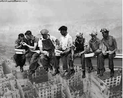 happens all the time when im having lunch on a high building