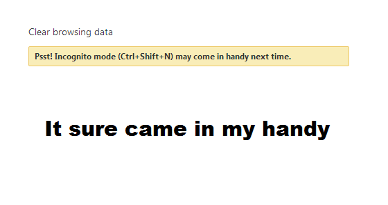 Browser knows whats up