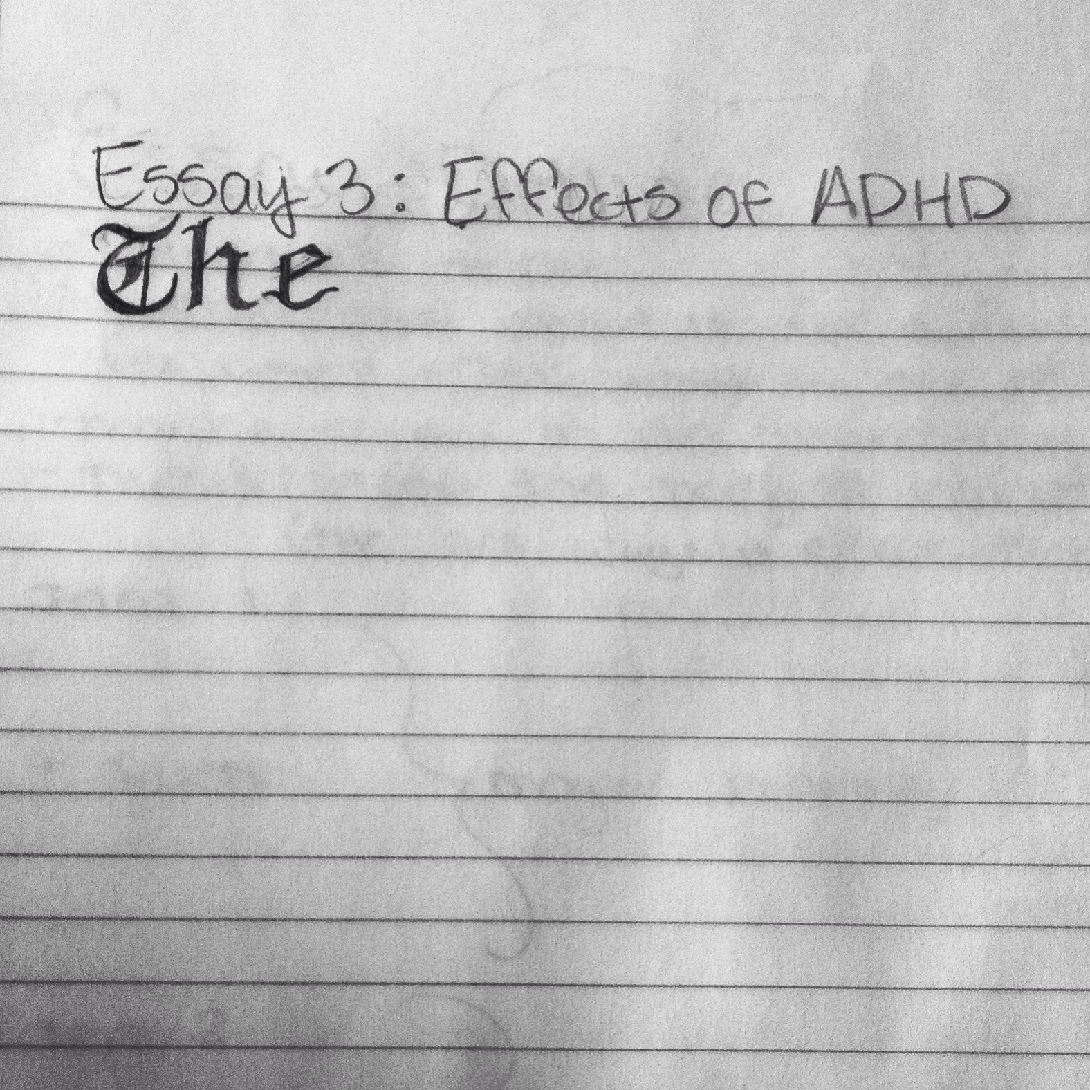 ADHD Problems
