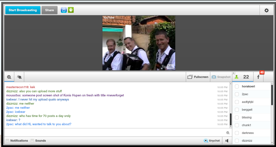 Never forget, Hugelol tinychat! 2014/04/11
