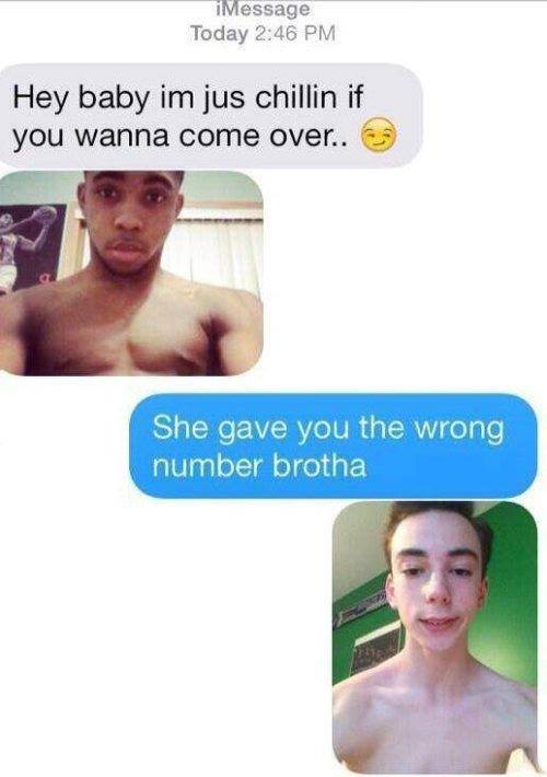 Plot twist : it's not the wrong number brotha.