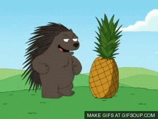 me when i see a pineapple