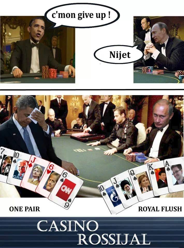 Keeping up the pokerface..