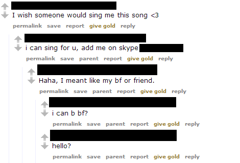 "Is anyone here"