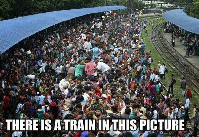 Where's Waldo? Indian train edition