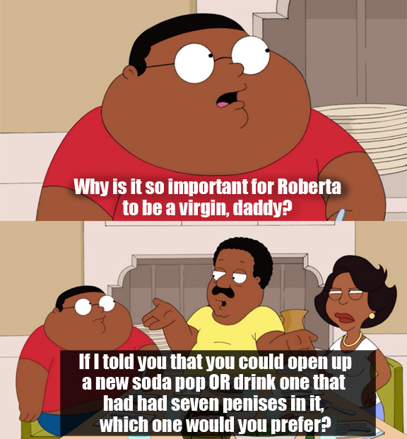 The importance of being a virgin...