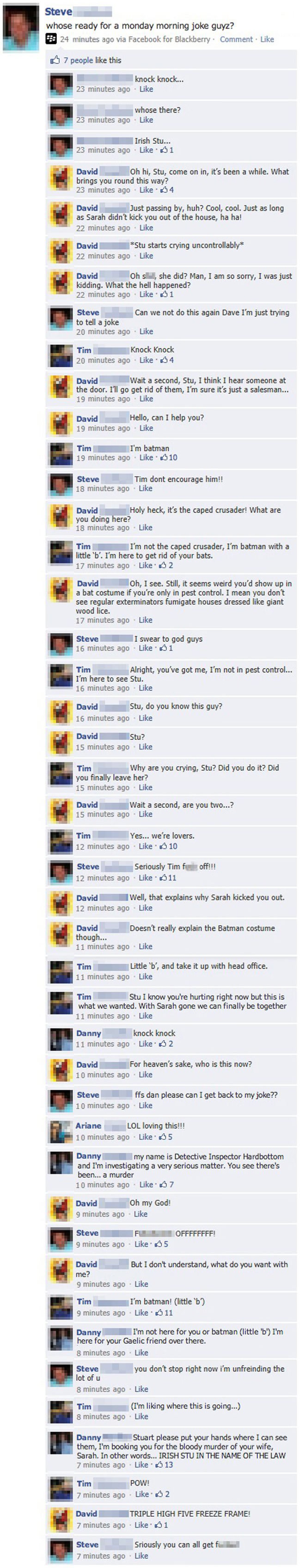 The sunday funnies