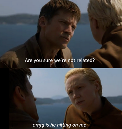 Jaime's Way of Saying 'I'd Hit That'