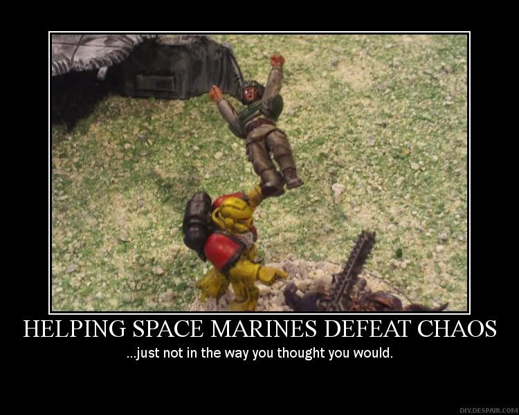 And then the space marines take all the credit