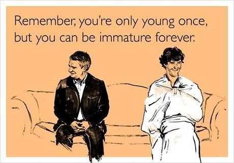 Only young once..