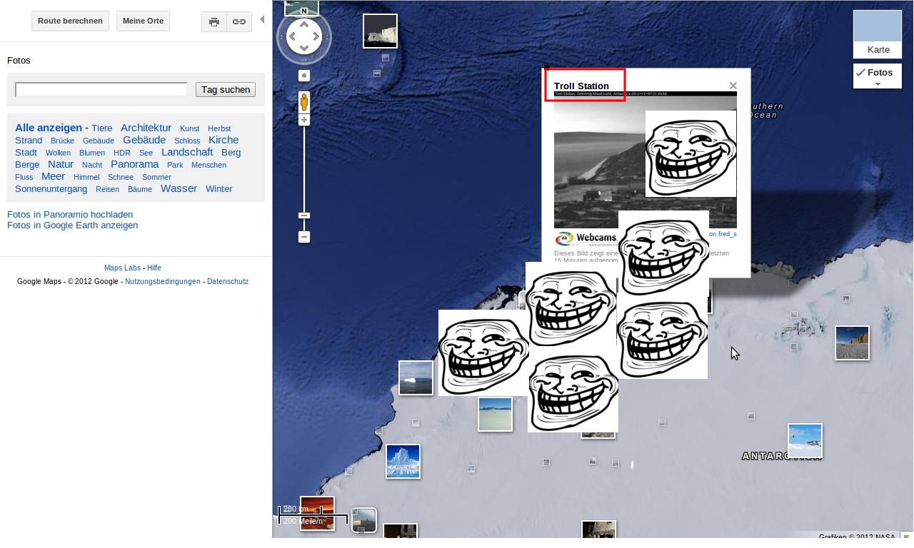 I located secret base of all the trollfaces in the world :O :o