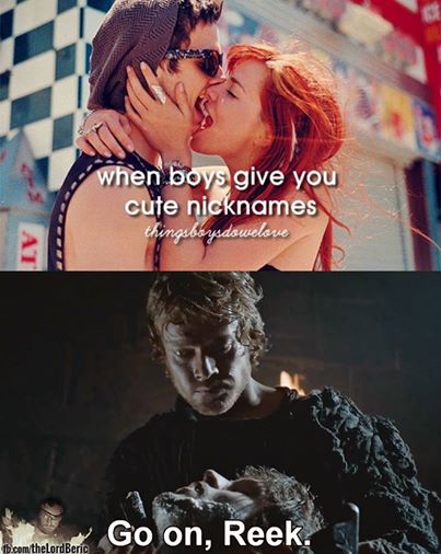 Reek was a dick but now he seems alright.
