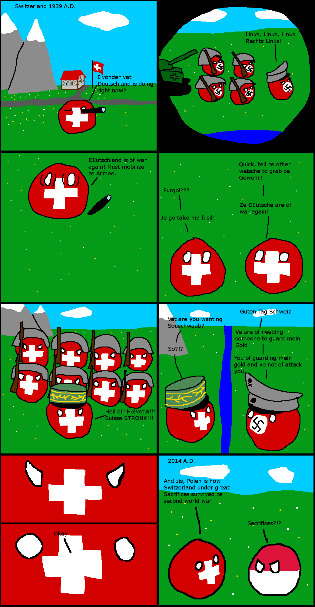 Swiss' sacrifice