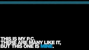 my pc is my best friend