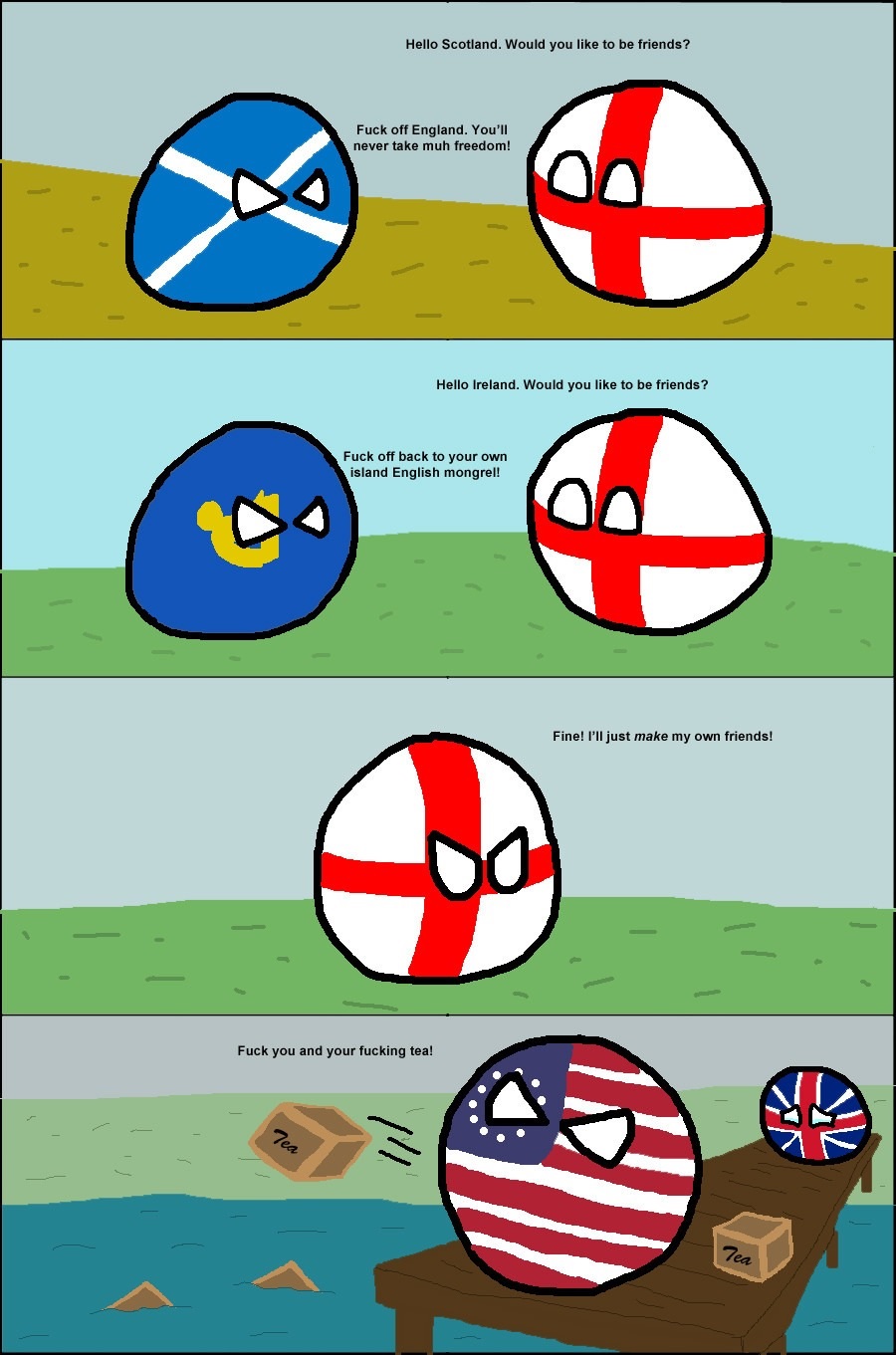 England can't into friends.