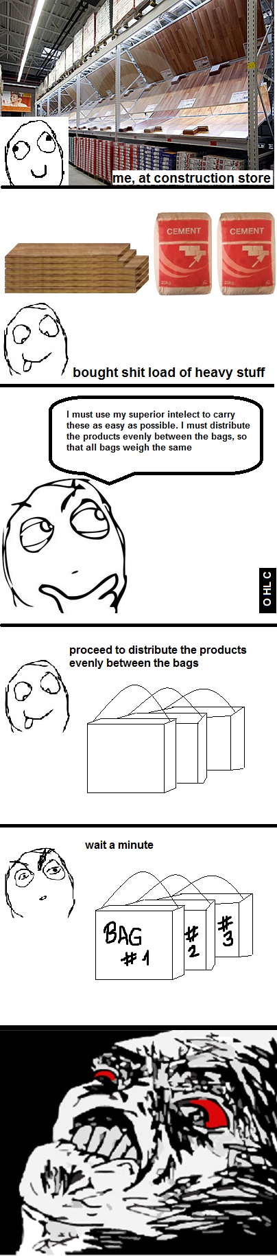 Shopping bags rage