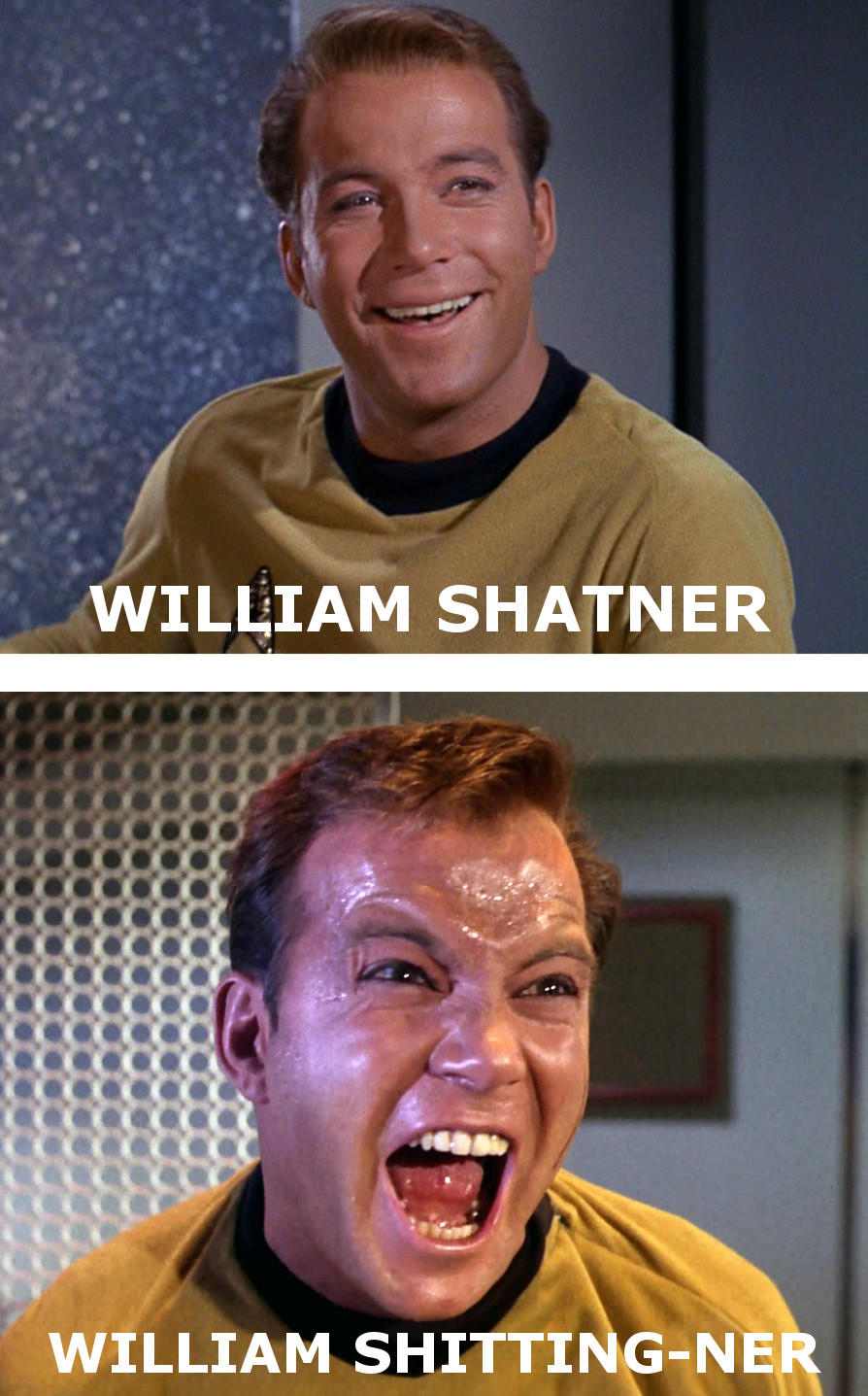 He's Kirk-stipate... Ah, f*ck it!