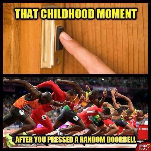 It was always me who had to ring that damn doorbell