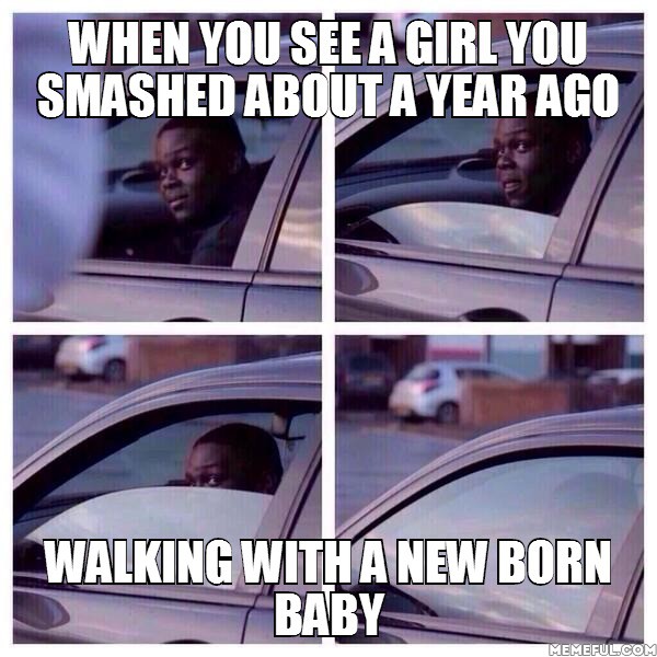 When you see a girl you smashed