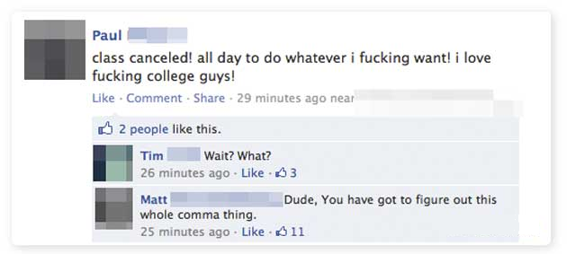 How could this guy make it to the college?