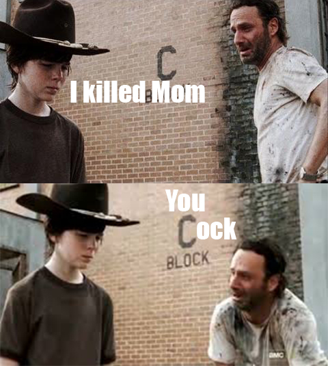sick of your sh*t carl