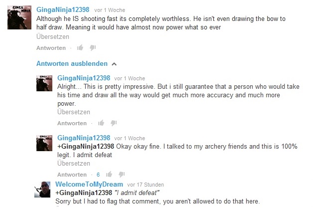 A random person admitting that he was wrong on the internet