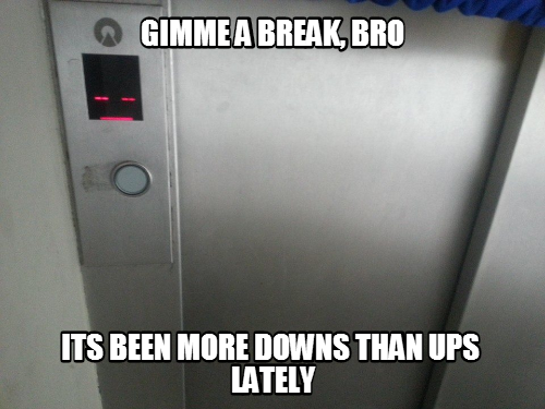 Poor Elevator...