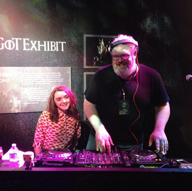 So, Hodor is a DJ. Sauce in comments