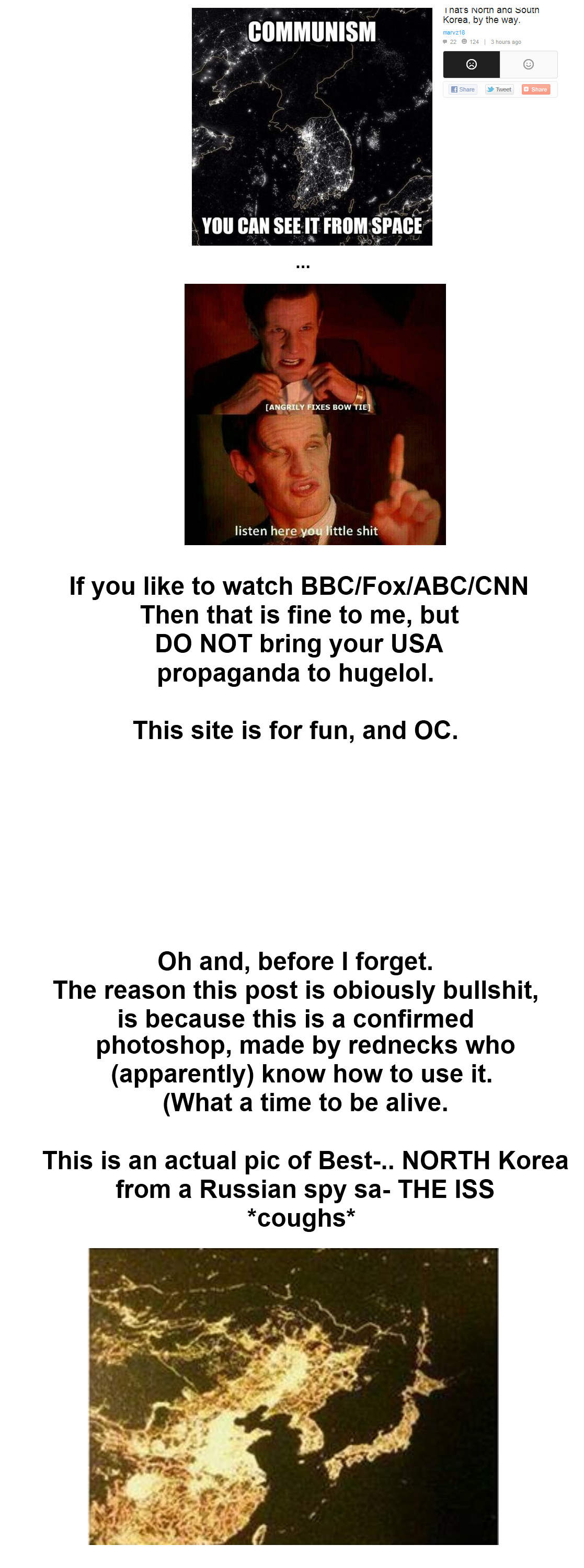 I am sorry if this post offended anyone from CNN.. or foxes.