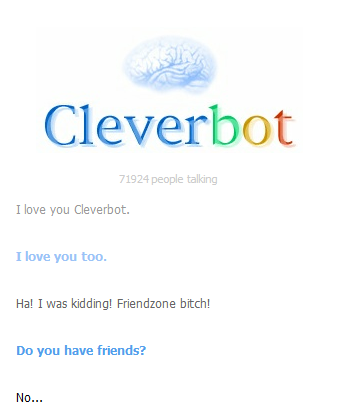 Forever Alone Level-Cleverbot