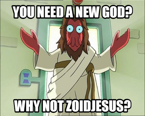 i'm now creating a new religion