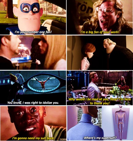 The incredible's vs. Iron Man.