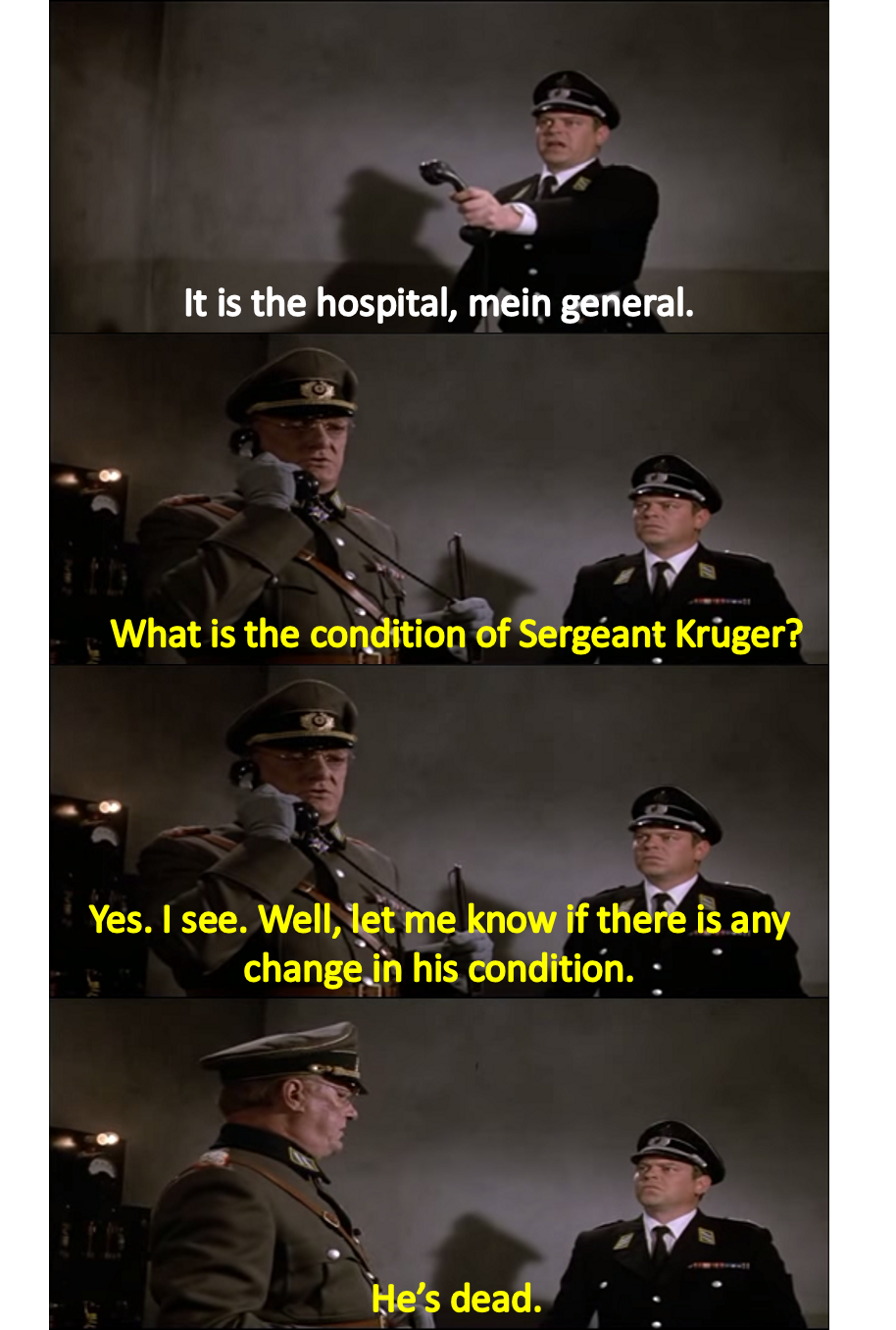From Top Secret! one of the funniest films ever (sauce in comments)