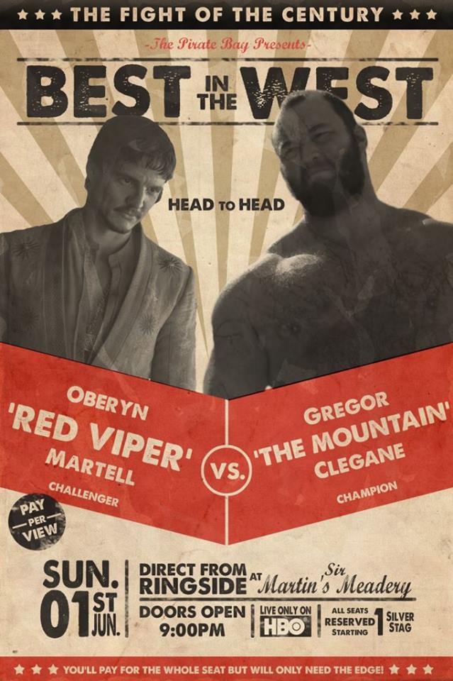 Can't wait for the title match