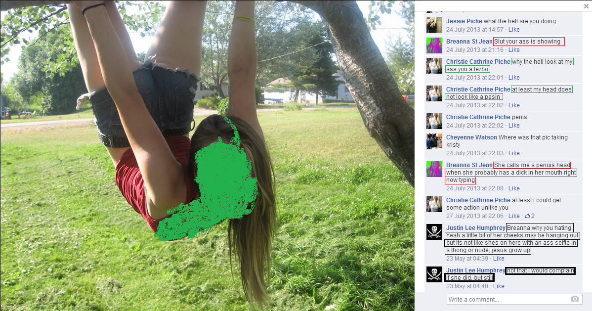 they both misspelled penis