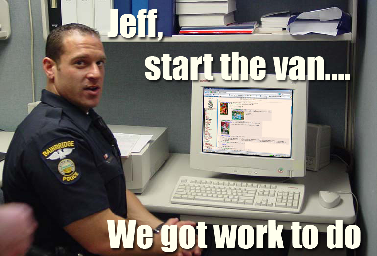 Van get. Party van meme. FBI agent Facebook meme. Get to work.