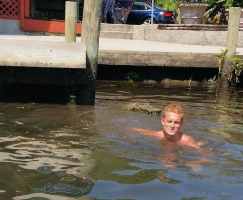 Don't freak out, but there's a ginger in the water with you