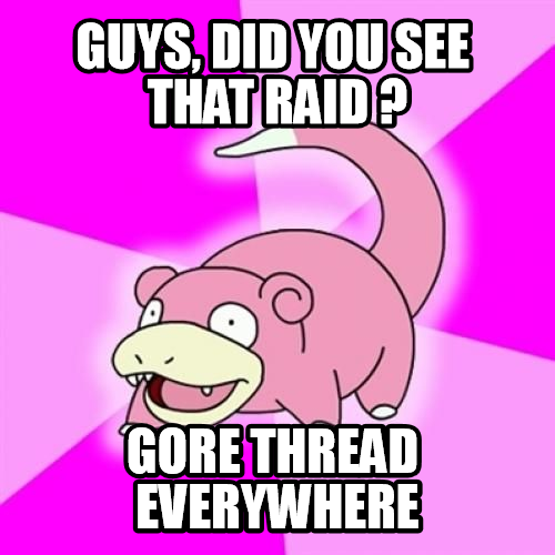 A raid ? Where ?