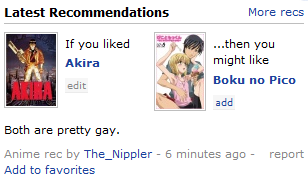 Never trust recommendations...