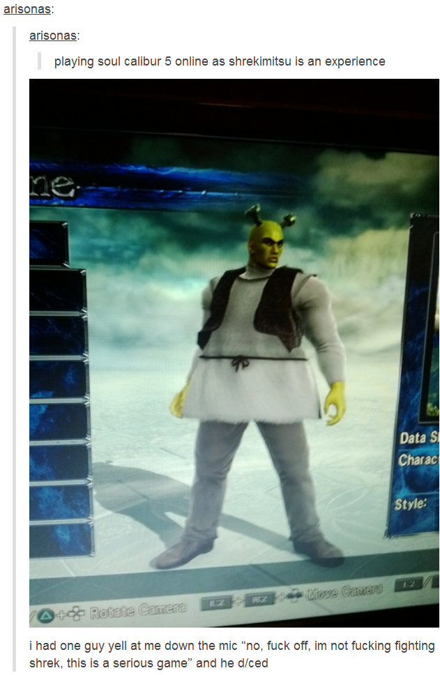 Check yourself before you Shrek yourself
