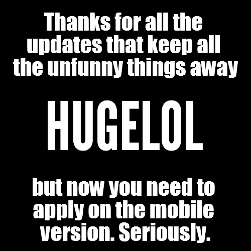 I want to login, post and comment from the bathroom too!