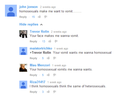 Homosexuals.