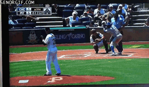 Right in the nuts