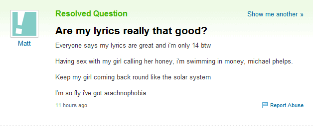There's no doubt that this person is gonna have an outstanding musical career.