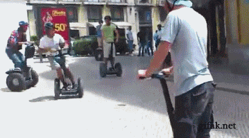 How not to ride a segway